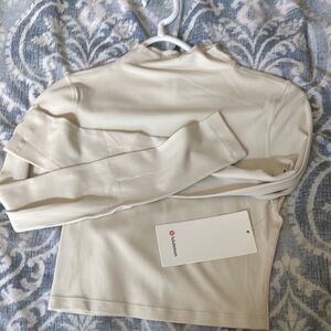 lululemon athletica Cream Long Sleeve Top